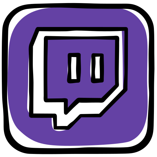 Twitch, games, gamer, social media, platform icon